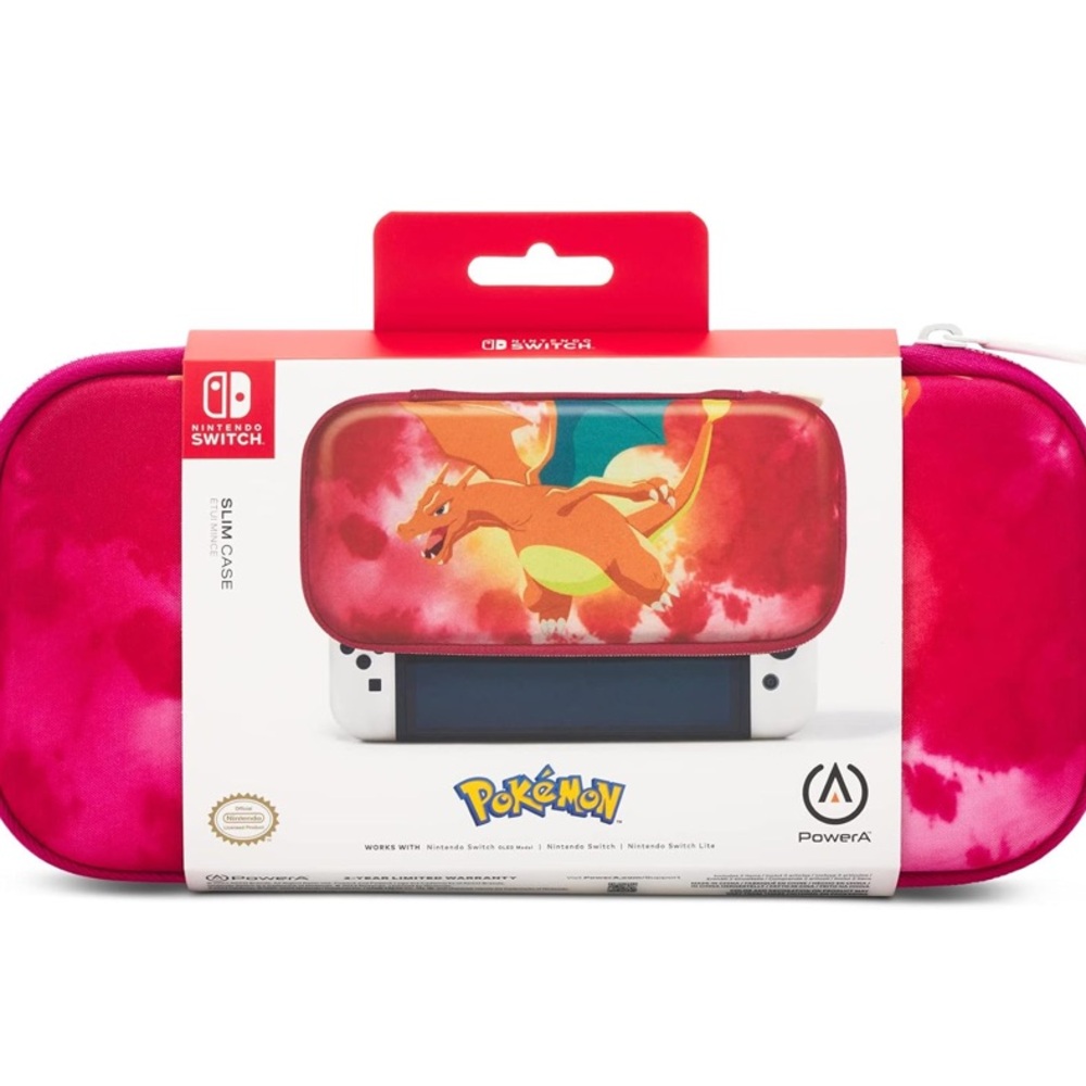 Nintendo Switch PowerA Slim Case, Pokemon: Tie-Dye Charizard